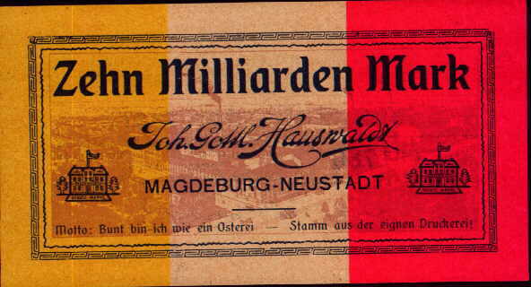 gedruckt auf Schokoladenpapier