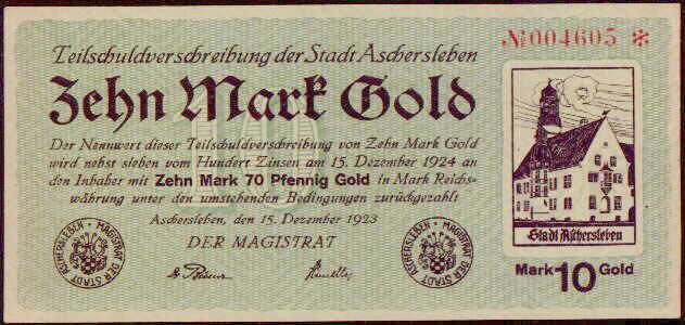 VS: verzinsliches Notgeld